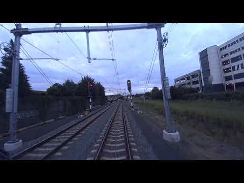 A train driver's view: Amsterdam CS - Amersfoort Vathorst, SLT, 31-Aug-2020.