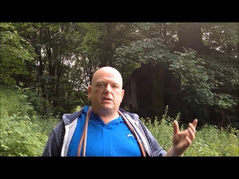 The ruins of Quarry Cottages in Hoghton Bottoms, Lancashire