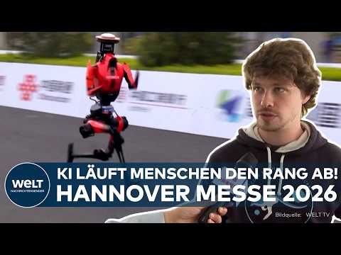 Video Thumbnail: INDUSTRIE IM UMBRUCH: KI läuft Menschen buchstäblich den Rang ab | Hannover Messe 2026
