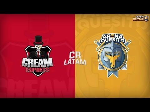 ¡¡EL DEBUT DE DARK LIGHT!! | ARENA QUESITO VS CREAM ESPORTS | CR LATAM CLASH ROYALE