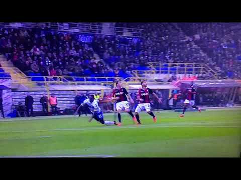 Bologna - Sampdoria 2-0 Espulsione Torosidis