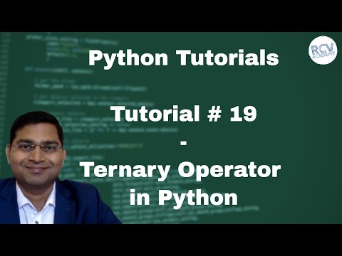 Python Beginner Tutorial 19 Ternary Operator in Python | Python Ternary