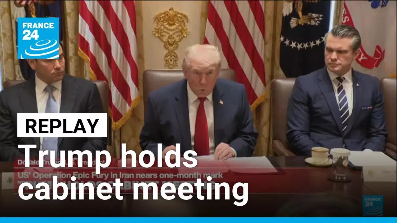 REPLAY: US President Donald Trump holds cabinet meeting • FRANCE 24 English