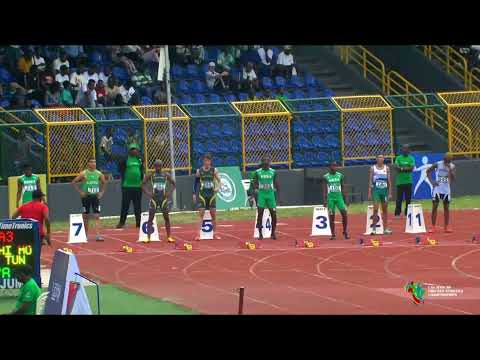 Men’s 100m U18 FINAL - 3rd CAA African U18/U20 Championships Abeokuta 2025