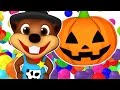 SUPER CIRCUS 3D Pumpkin Smash ABC Color Balls Learn Colours Shapes 3D Rhymes By Busy Beavers