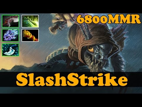 Dota 2 - SlashStrike 6800 MMR Plays Slark - Ranked Match Gameplay