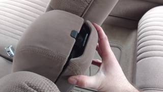 How to fix broken center console armrest latch mechanism on Buick LeSabre and most GM vehicles