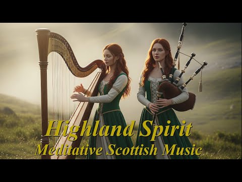 Highland Spirit – Meditative Scottish Music | Relaxing Celtic Songs with Pipes, Harp & Female Vocals