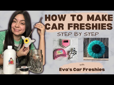 How To Make Car Freshies | Car Freshie Tutorial | Aroma Car Freshies Step By Step