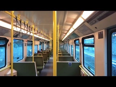 On Board an IE 8300 Class Dart Train - Glenageary to Dalkey Station