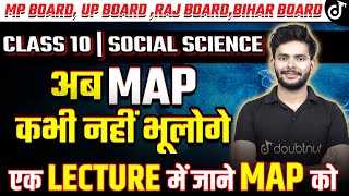 Class 10 Complete Map Work Social Science Board Exam - Amit Sir