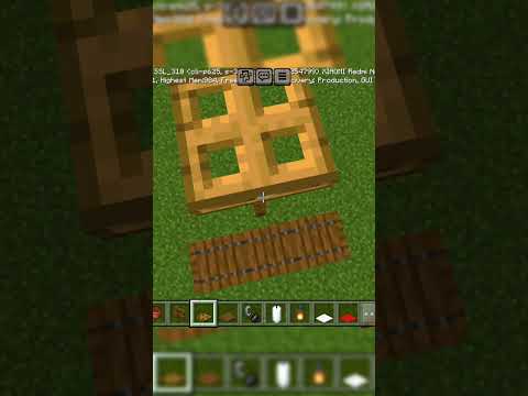 Ultimate Survival Minecraft Picnic Table Hack #shorts