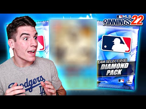 PULLING A DIAMOND HISTORIC PLAYER! Five Team Select Diamond Pack Opening! - MLB 9 Innings 22