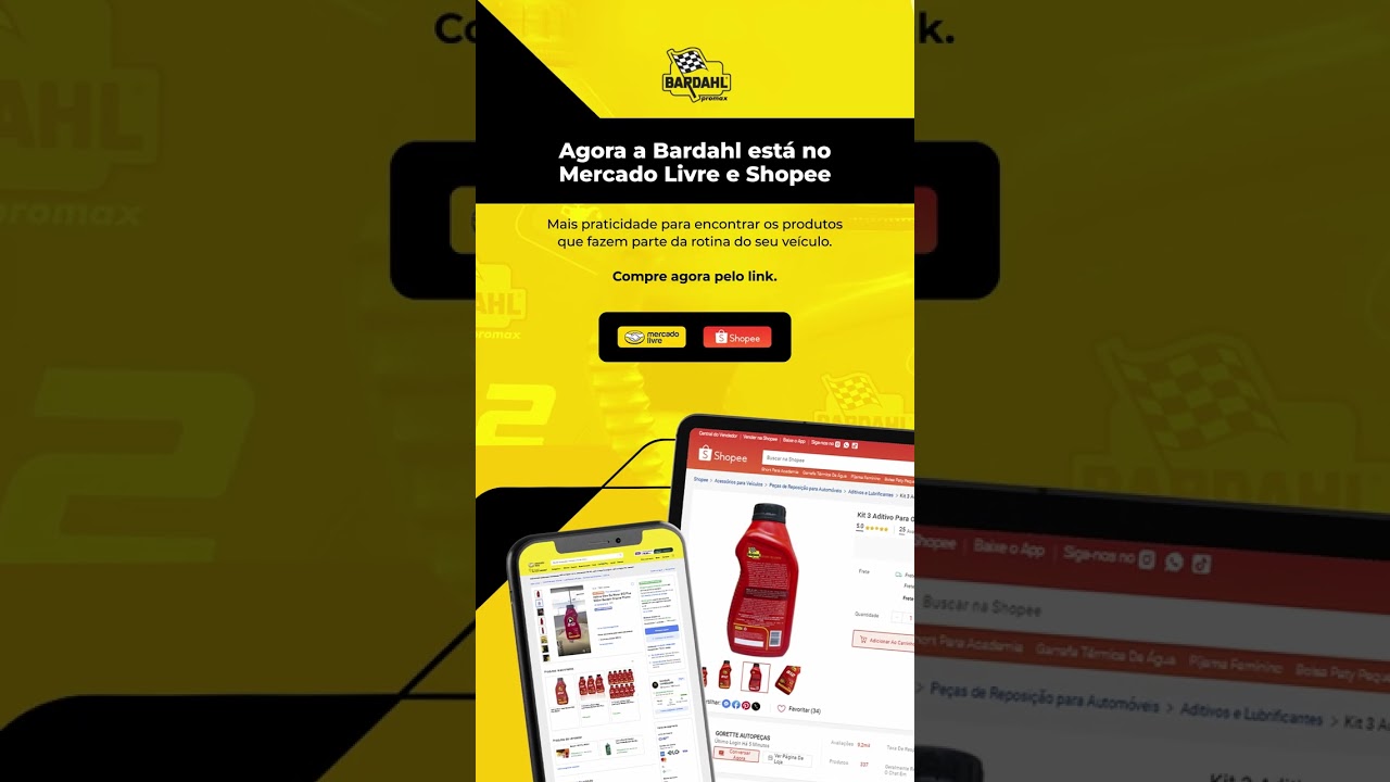 Compre nossos produtos pelo Mercado Livre ou Shopee.