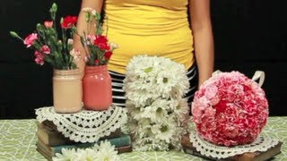 How to Make Hanging Flower Balls