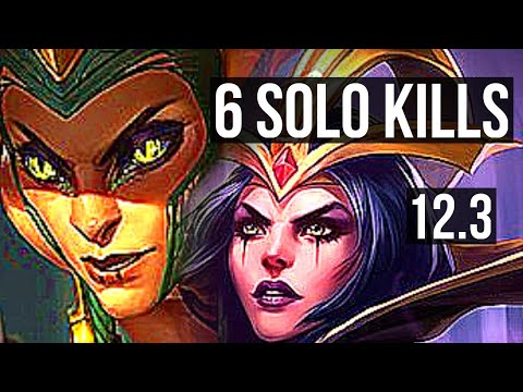 CASSIOPEIA vs LEBLANC (MID) | 18/2/9, 6 solo kills, 1.1M mastery, 500+ games | NA Challenger | 12.3