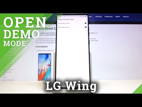 How to Run LG Wing in Demo Mode – Activate Demo Mode