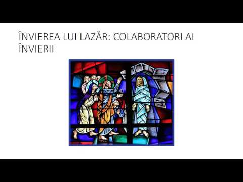 ÎNVIEREA LUI LAZĂR COLABORATORI AI ÎNVIERII