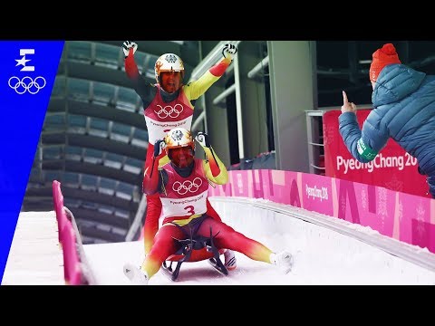 Luge | Doubles Highlights | Pyeongchang 2018 | Eurosport