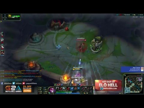 Gosu - Amazing 1v5 Vayne Pentakill on URF! (Stream Highlight)