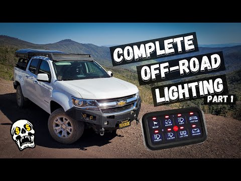 Easy Off-Road Lighting | 8 Gang Switch Panel and Mounts