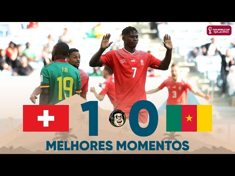 Gols e lances de Suíça x Camarões