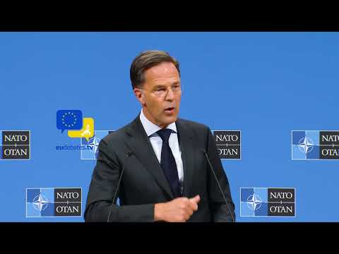 Video Thumbnail: Rutte: NATO Debates, But Always Unites to Defend Against Any Attack! #WeAreNATO