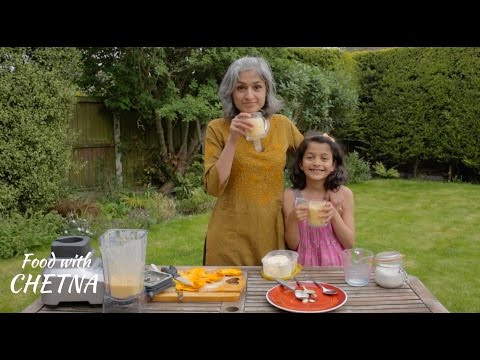 How to make Mango Milkshake - Food with Chetna