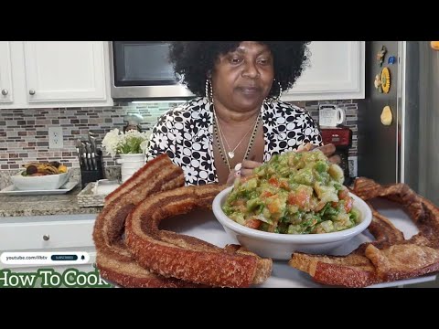 Pork Belly🥓Chicharrones🥑So Delicious😋How To Make Chicharrones GUACAMOLE🔥My Way🥰