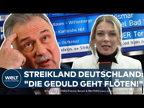 DEUTSCHLAND: Bahn-Chaos und Airline-Streik! Lufthansa und GDL kündigen Maßnahmen an!