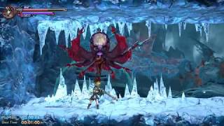 Bloodstained:  Ritual of the Night 攻撃系シャード禁止縛り ボスラッシュモード コース２ 58秒04   Boss Rush Mode course 2 58.04