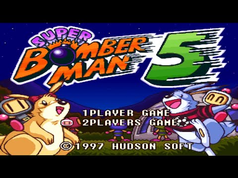 O Melhor 💣Super Bomberman 5 (SNES) Gameplay Completa Final Ruin/Verdadeiro!💣
