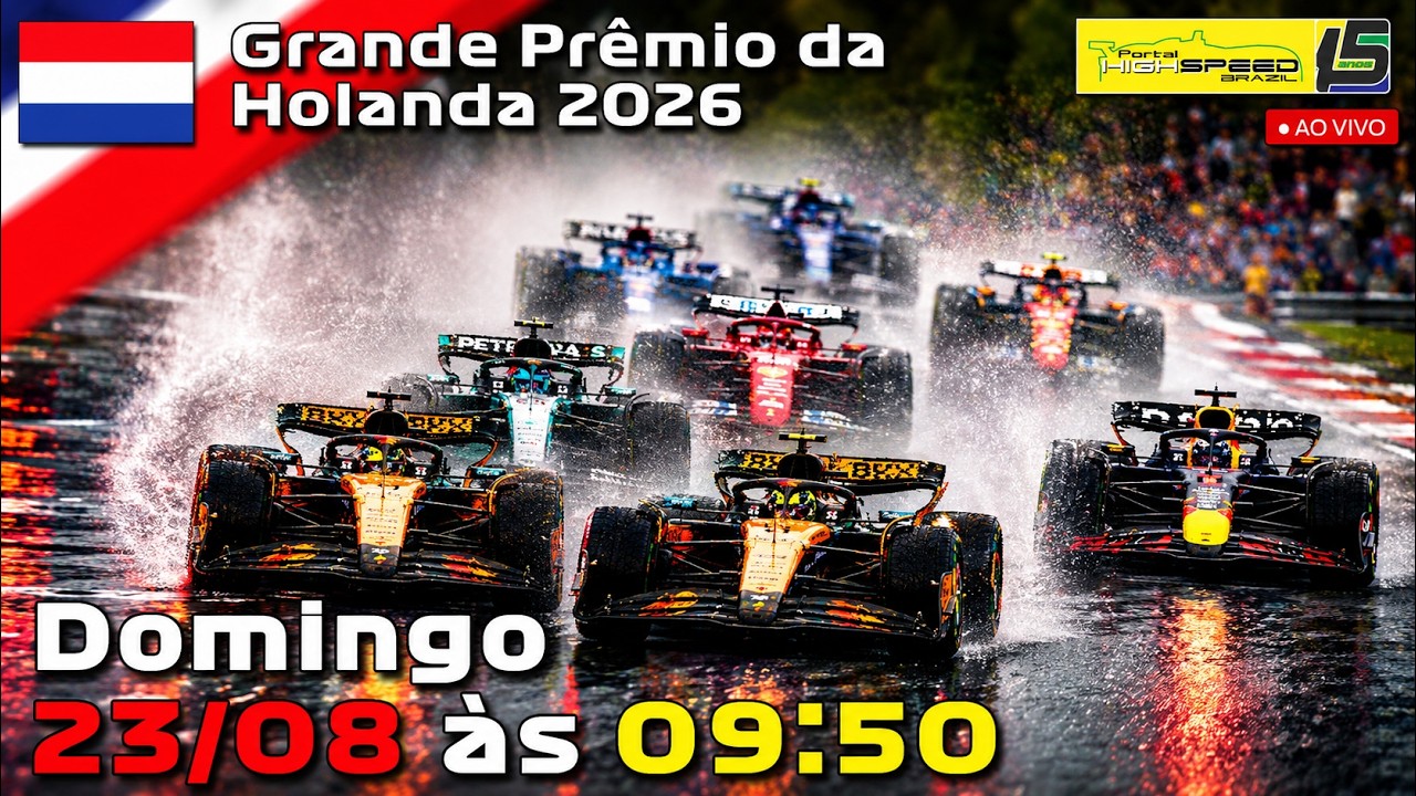 🔴 SECOND SCREEN HSTV | F1 - GP da Holanda 2026 | AO VIVO