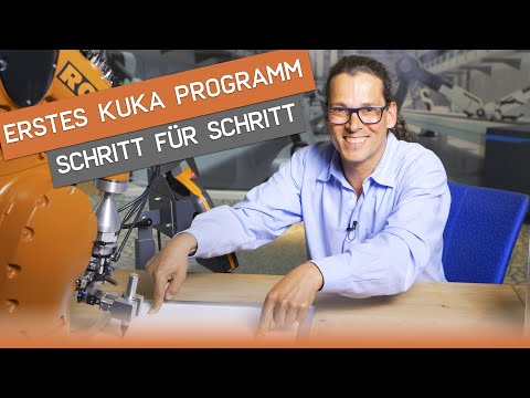 KUKA Roboter programmieren: Erstes Bewegungsprogramm mit PTP und Linear