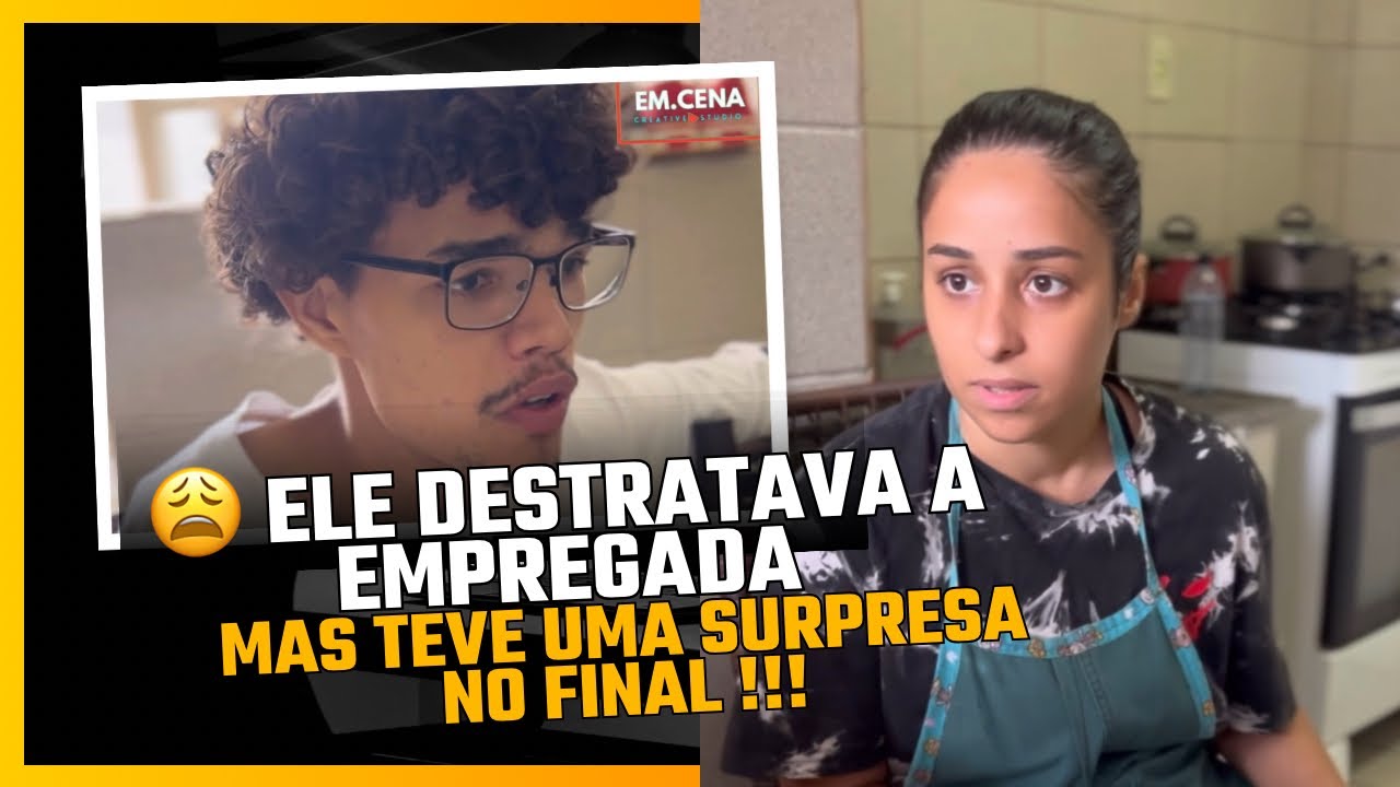 Ele destratava a empregada mas teve uma surpresa no final!!! 😱😨