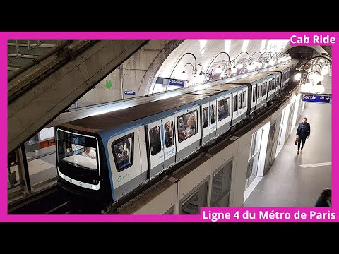 [Metro Cab Ride] Ligne 4 du Métro de Paris/Porte de Clignancourt →  Bagneux - Lucie Aubrac