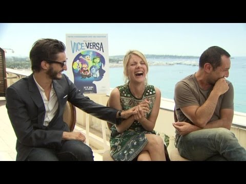 "Vice versa": le fou-rire de Mélanie Laurent, Pierre Niney et Gilles Lellouche
