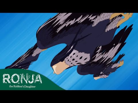 @RonjatheRobbersDaughter - Running from the Harpies | EPISODE CLIP | Anime From Studio Ghibli