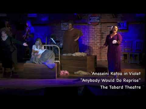Musical Theatre: Anaseini Katoa - Anyone Would Do Reprise from Violet (:49) (Performance Video)