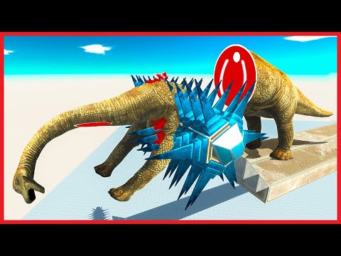 WHO CAN PASS THROUGH against T-REX AND TRAPS | ARBS - Animal Revolt Battle Simulator