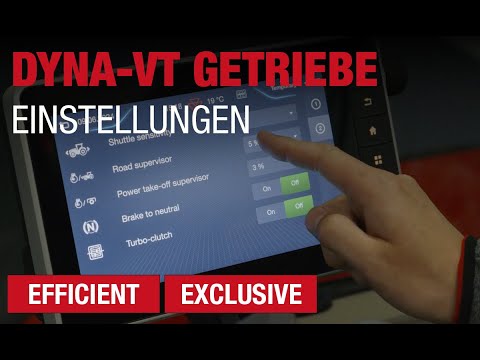 EINSTELLUNG | DYNA-VT GETRIEBE