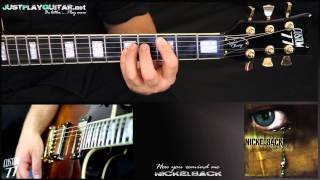 [ NICKELBACK - How you remind me ] How to play part 1/2 [ guitar cover ]