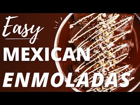 Enmoladas (with Mole Poblano)