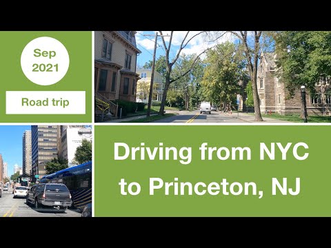 Driving from NYC to Princeton (New Jersey) | USA