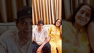 Dharmendra Celebriting Wife Prakash Kaur Birthday | Sunny | Bobby | Beti Vejita & Ajeita #shorts #yt