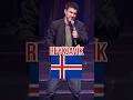 Mark Normand Has A Little Too Much Fun In Iceland Comedy Marknormand Funny Iceland Shorts