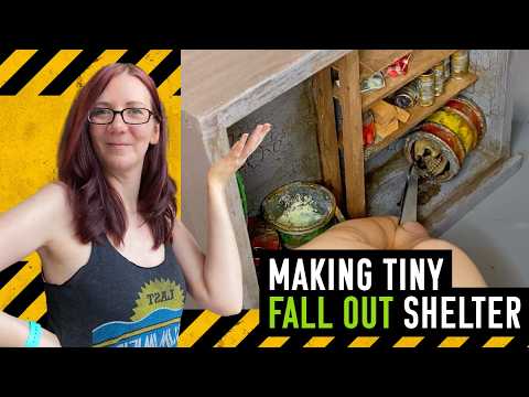 FALLOUT SHELTER or SOMETHING CREEPY? Making Tiny Art