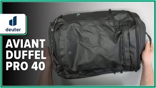 Deuter Aviant Duffel Pro 40 Review (Initial Thoughts)