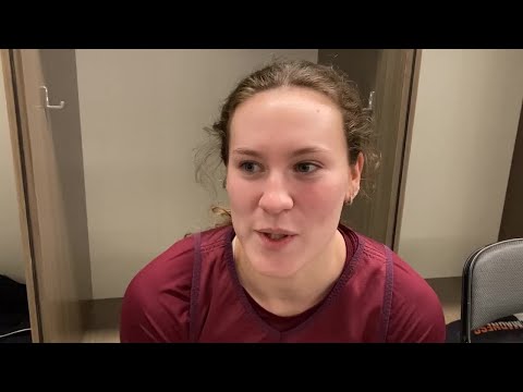 Virginia Tech’s Cayla King discusses being in Sweet 16