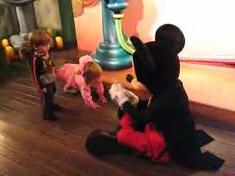 Yoga with Mickey Mouse